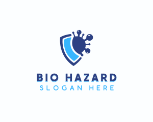 Pathogen - Virus Protection Shield logo design