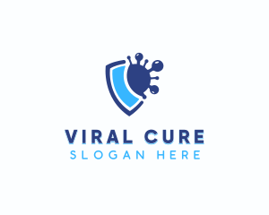 Disease - Virus Protection Shield logo design