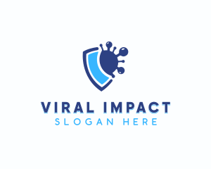 Outbreak - Virus Protection Shield logo design