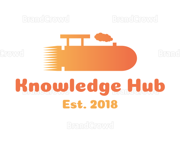 Orange Bullet Locomotive Logo