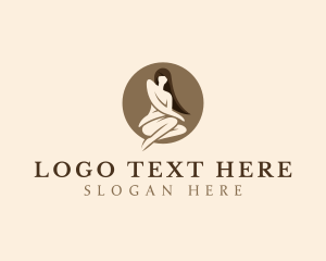 Topless - Seductive Sexy Woman logo design