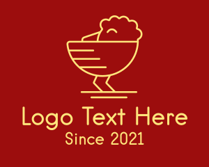 Farm Animal - Chicken Bowl Restaurant logo design