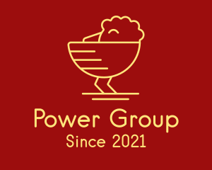 Preschool - Chicken Bowl Restaurant logo design