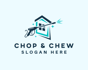 House Cleaning Wash Logo
