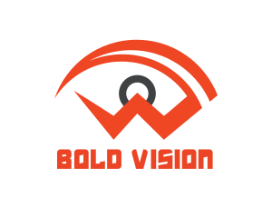 Spy Red Eye logo design