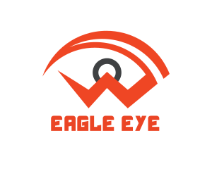 Spy Red Eye logo design