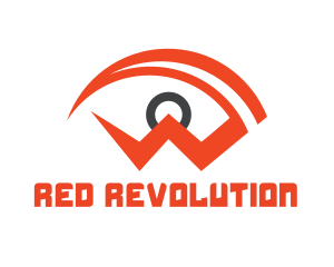 Spy Red Eye logo design