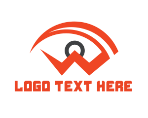 Visual - Spy Red Eye logo design