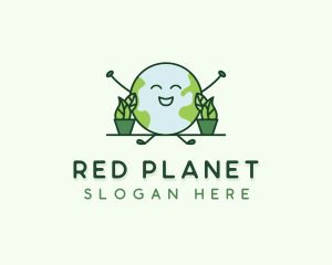 Earth Eco Planet logo design