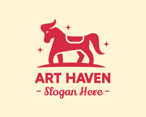 Star Horse Pony logo design