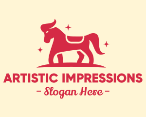 Star Horse Pony logo design