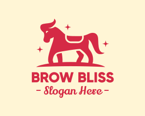 Star Horse Pony logo design