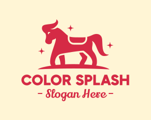 Star Horse Pony logo design