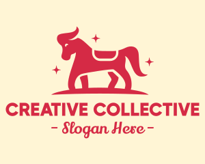 Star Horse Pony logo design