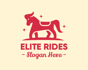 Star Horse Pony logo design