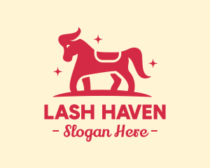 Star Horse Pony logo design