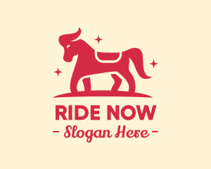 Star Horse Pony logo design