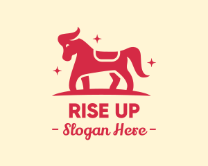 Star Horse Pony logo design