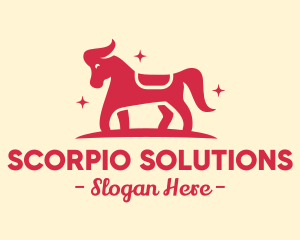 Star Horse Pony logo design