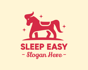 Star Horse Pony logo design