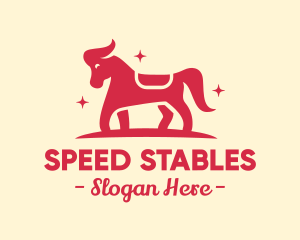 Horse Racing - Star Horse Pony logo design