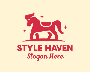 Horse Race - Star Horse Pony logo design