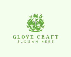 Gloves - Flower Gardening Gloves logo design