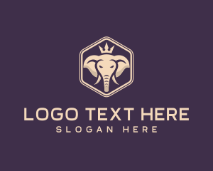 Investment - Corporate Elephant Crown logo design