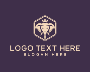 Venture Capital - Corporate Elephant Crown logo design