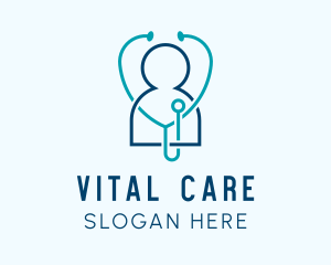 Healthcare - Healthcare Clinic Stethoscope logo design