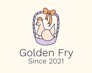 Poultry Chicken Basket  logo design