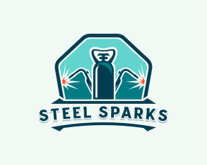 Welder - Welder Ironworks Welding logo design