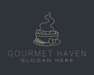 Soup Bowl Restaurant logo design