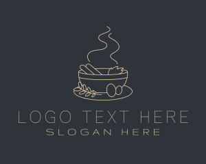 Herbs - Soup Bowl Restaurant logo design