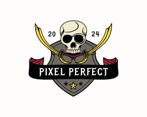 Skull Sword Shield Logo