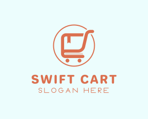 Book Shopping Cart  logo design