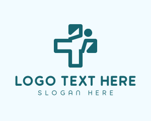 Healthcare - Patient Medical Cross logo design