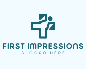 Patient Medical Cross logo design