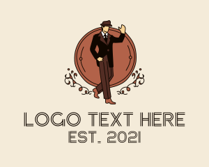 Tailoring - Classic Gentleman Tailor logo design