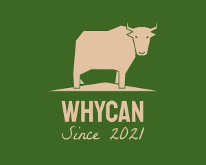 Bullfight - Brown Farm Cow logo design