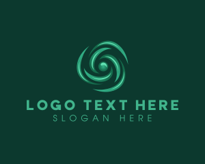 Spiral - Rotation Tech Ai logo design
