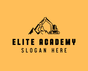 Industrial Excavator Contractor Logo