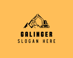 Industrial Excavator Contractor Logo