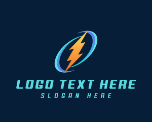 Charge - Thunder Lightning Energy logo design