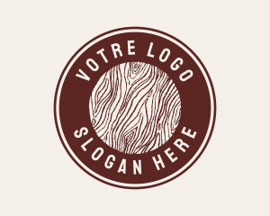 Native - Wood Log Firm logo design