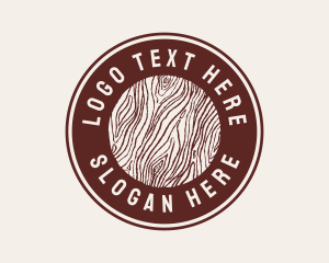 Native - Wood Log Firm logo design