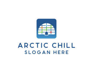 Arctic Snow Igloo logo design