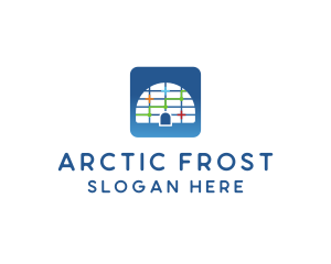 Arctic Snow Igloo logo design