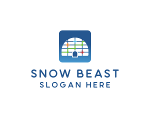 Arctic Snow Igloo logo design