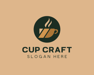 Cup - Hot Coffee Cup logo design